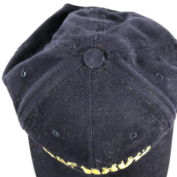 Americas Navy Hat Cap Strap Back Mens Military Adjustable Logo USA Made One Size - Picture 7 of 12
